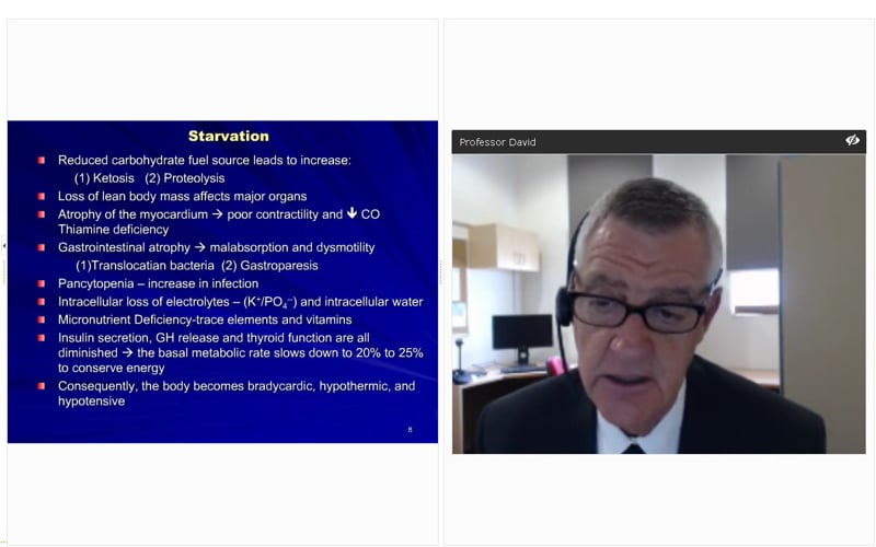 Management of medical consequences of eating disorders in acute health care settings: Prof David Russell